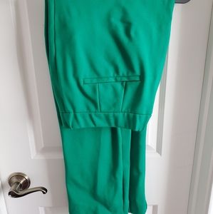 Green dress pants